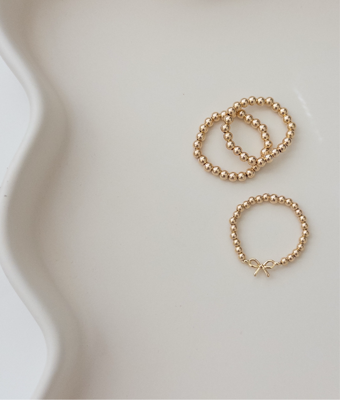 Itty bitty bow ring