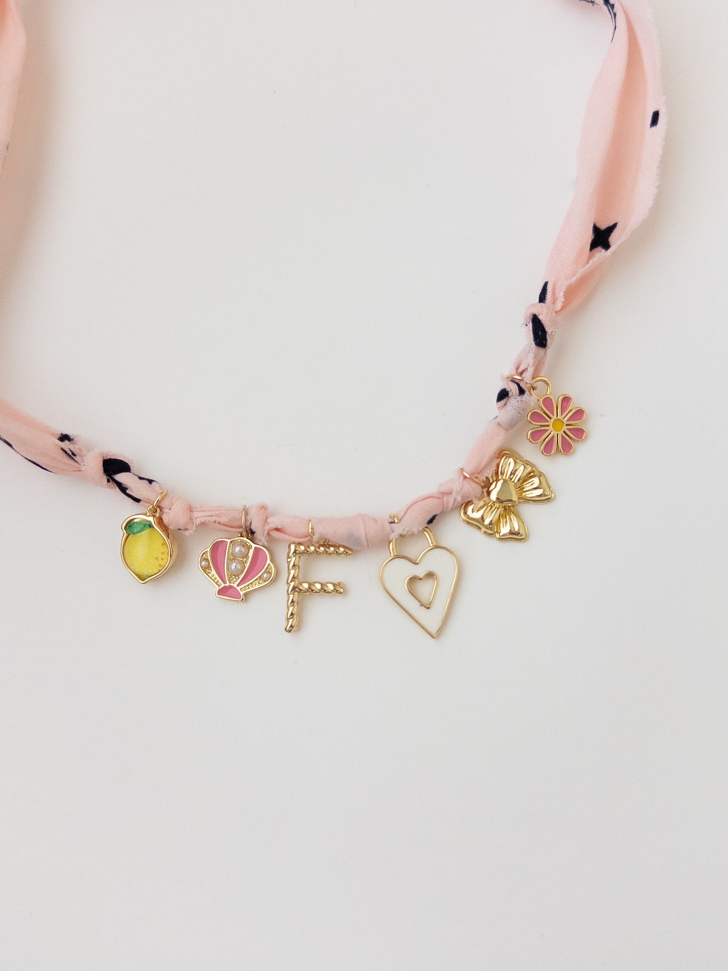 Lemon Drop Bandana Necklace