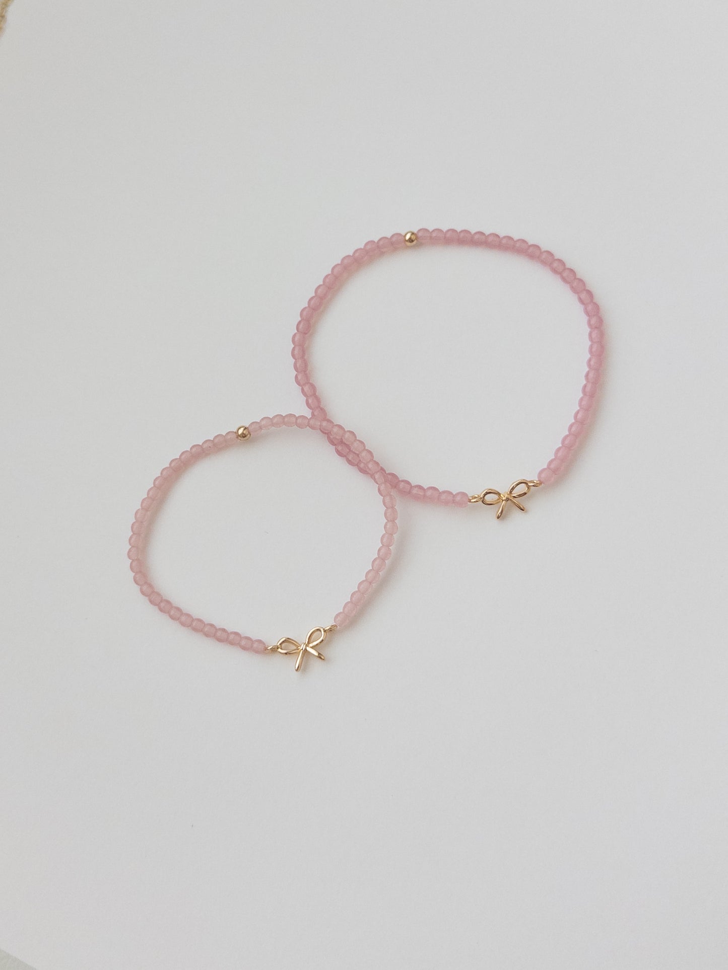 Pink Bow Bracelet