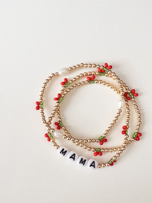 Cherry Name Bracelet