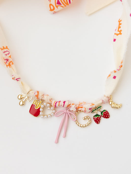 Just a Girl Bandana Necklace