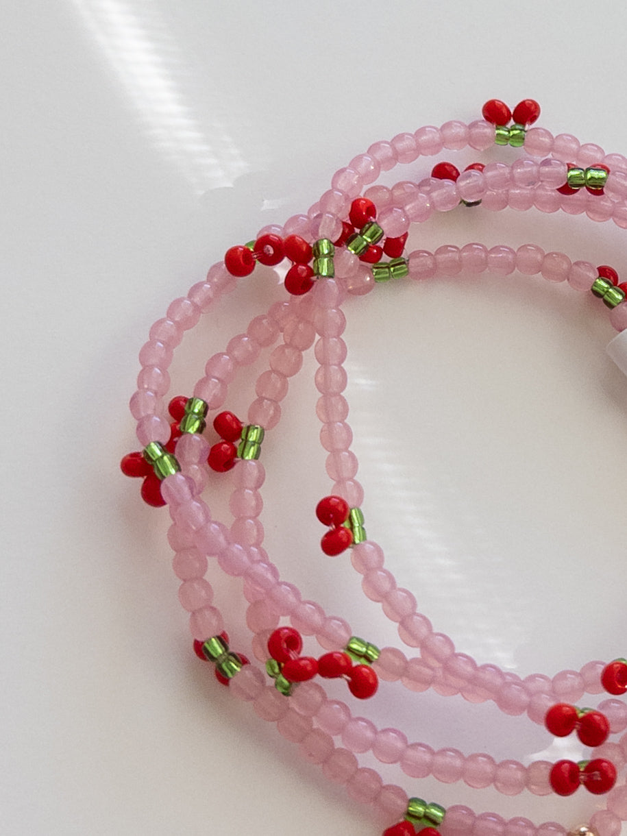 Pink Cherry Bracelet