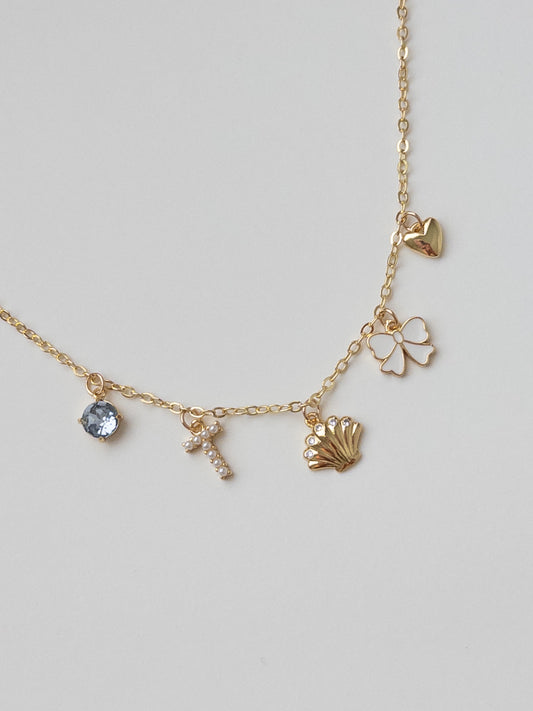 Dainty Summer Charm Necklace
